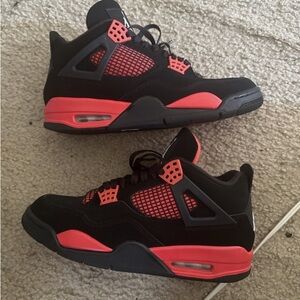 Black and Red Athletic Sneakers